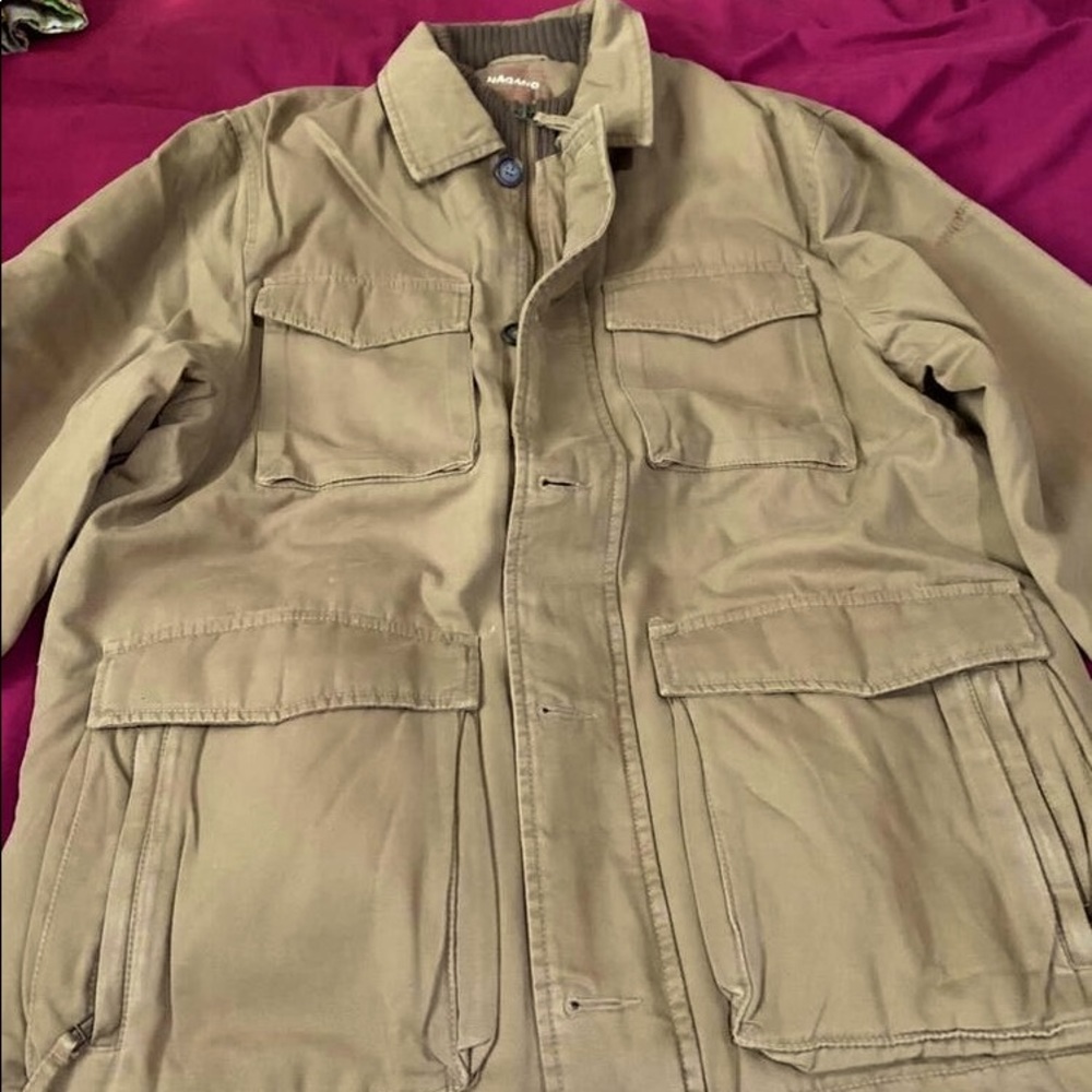 Brand: Nagano, size: (M) in men’s, colour: tan